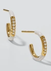 Ippolita 18k Carnevale Stardust Huggie Hoop Earrings With Diamonds