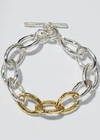 Ippolita Silver And Gold Chimera Classico Sculptured Bracelet