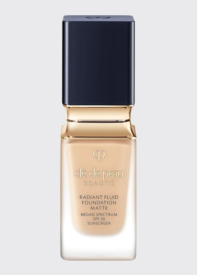 Clé De Peau Beauté 1.1 Oz. Radiant Fluid Foundation Matte Broad Spectrum Spf 20 Sunscreen