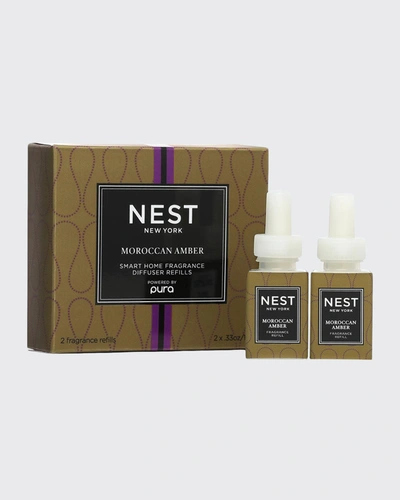 Nest New York Moroccan Amber Pura Smart Home Diffuser Refill, 2 X 0.33 Oz.