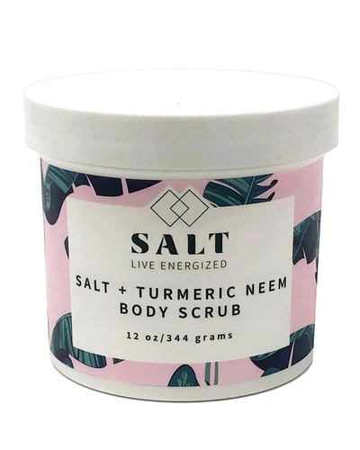 Salt Live Energized 12 Oz. Salt + Turmeric Neem Body Scrub
