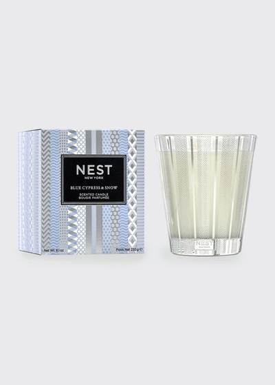 Nest New York 8.1 Oz. Blue Cypress And Snow Classic Candle In Default Title