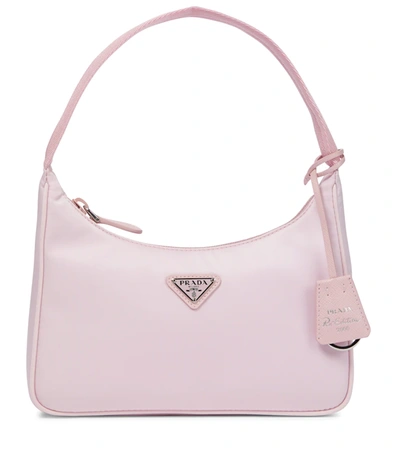 Prada Re-edition 2000 Mini Shoulder Bag In Alabastro