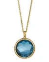 Ippolita 18k Gold Rock Candy Lollipop Necklace With Diamonds