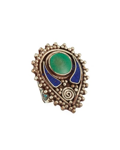 Devon Leigh Lapis & Turquoise Ring