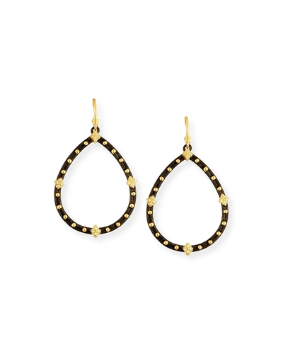 Armenta Old World Open Drop Earrings With Diamonds