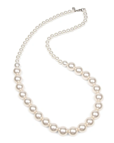 Ben-amun Single Strand Glass-pearl Necklace