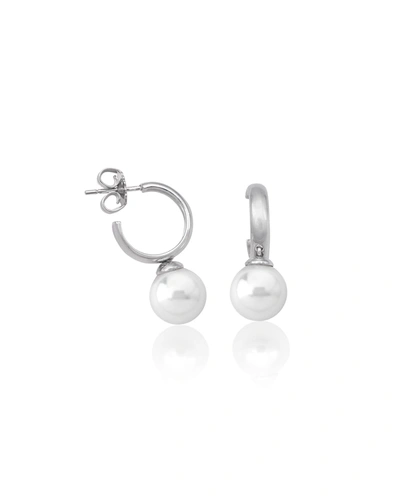 Majorica 10mm Pearly Small-hoop Earrings