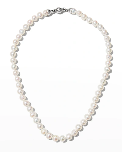 Lagos Luna 8-8.5mm Pearl Necklace, 18"l