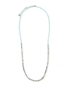 Armenta Old World Long Turquoise, Opal & Kyanite Necklace