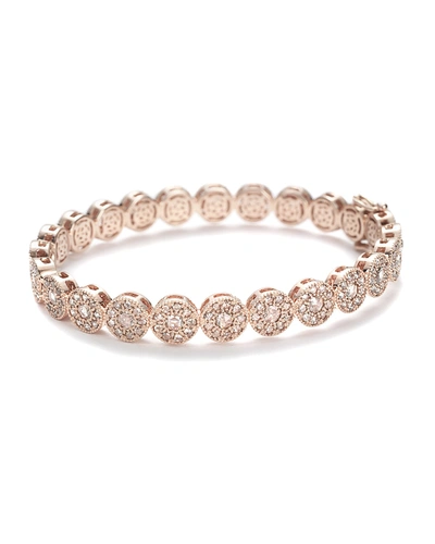 Coomi Eternity 18k Rose Gold Bracelet W/ Diamonds