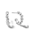 Ippolita Mini Stardust Bezel-set Huggie Hoop Earrings In Sterling Silver With Diamonds
