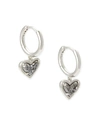 Kendra Scott Ari Heart Huggie Earrings