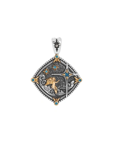 Konstantino Angelic Celestial Stargazer London Blue Topaz Pendant