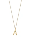 Sarah Chloe Andi 14k Gold Initial Pendant Necklace