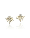 Hueb Luminus 18k Yellow Gold Full Diamond Bouquet Earrings