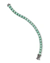 Nakard Small Tile Tennis Bracelet In Chrysoprase