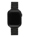 Michele 38/40mm Silicone-wrapped Bracelet Band For Apple Watch, Black