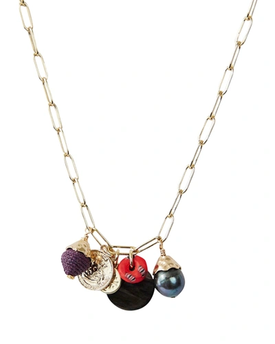 Akola Octavia Mixed Charm Necklace