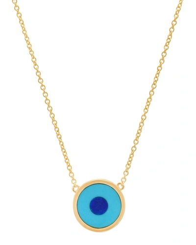 Jennifer Meyer 18k Mini Evil Eye Necklace