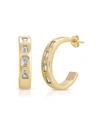 Elizabeth Stone Jewelry Modern Love Chunky Hoop Earrings