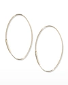 Lana 14k Small Oval Magic Hoop Earrings