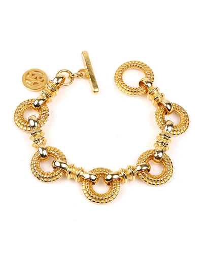 Ben-amun Textured Chain Bracelet