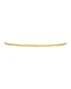 Zoe Lev Jewelry 14k Gold Cuban-link Choker Necklace
