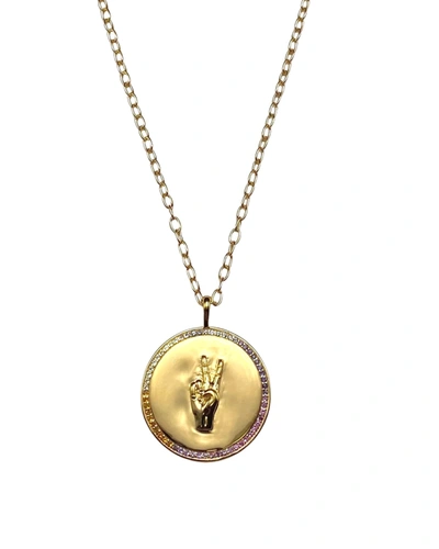 Dina Mackney Peace Charm Necklace