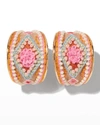 Mignonne Gavigan Hollis Hoop Earrings, Pink