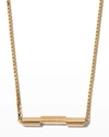 Gucci Link To Love Necklace In 18k Yellow Gold