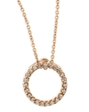 Roberto Coin Tiny Treasure Circle Of Life Necklace With Diamonds