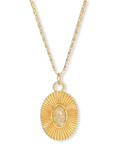 Elizabeth Stone Jewelry Aura Pendant Necklace
