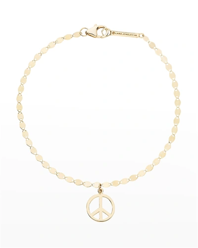 Lana Hanging Mini Peace Bracelet