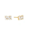 Suzanne Kalan 18k Gold Diamond Firework Stud Earrings