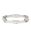 TORY BURCH SERIF-T STACKABLE METALLIC BRACELET