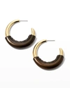 Alexis Bittar Retro Memphis Large Wrapped Hoop Earrings