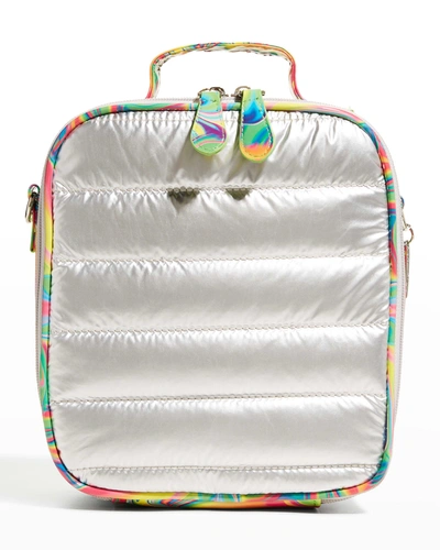 Bari Lynn Kid's Tie-dye Marble Quilted Lunchbox