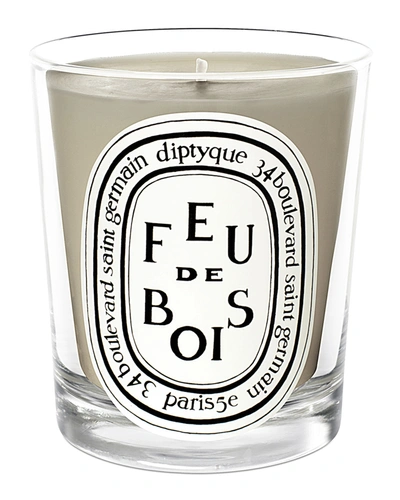 DIPTYQUE FEU DE BOIS (FIRE WOOD) SCENTED CANDLE, 6.5 OZ.