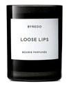 BYREDO 8.5 OZ. LOOSE LIPS BOUGIE PARFUMEE SCENTED CANDLE