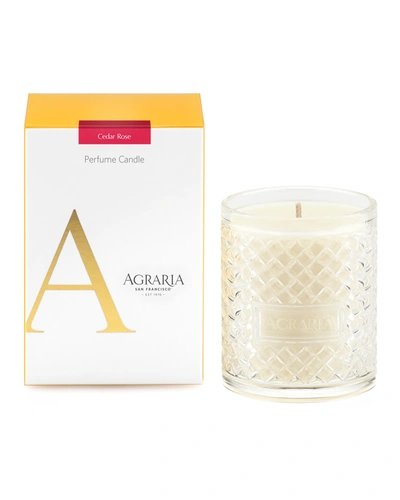 Agraria 7 Oz. Cedar Rose Perfume Candle