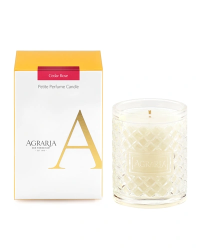 Agraria 3.4 Oz. Cedar Rose Petite Perfume Candle