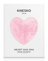 Knesko Skin Rose Quartz Heart Gua Sha ($80 Value)