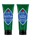 JACK BLACK HAIR CARE TRAVEL SET, 2 X 3 OZ.