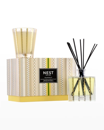 Nest New York Grapefruit Classic Candle & Diffuser Set