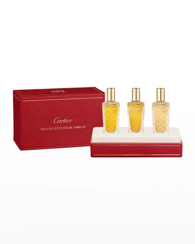 Cartier Set Heures Voyageuses Pink, Ambre, Santal 3x0.5