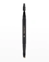 LANCÔME ANGLED LINER/BROW BRUSH #15 PRECISION BROW BRUSH WITH BUILT-IN SPOOLIE