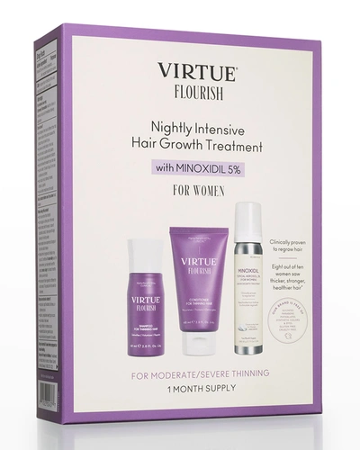 VIRTUE FLOURISH HAIR GROWTH TREATMENT KIT - 1-MONTH