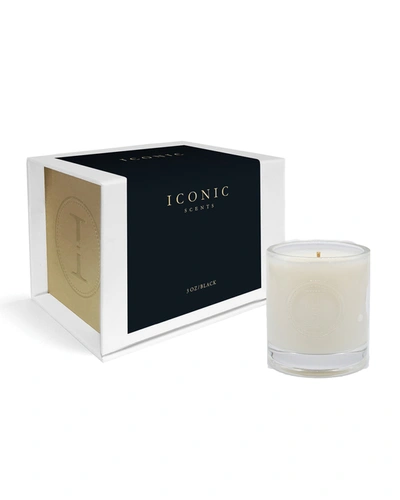 Iconic Scents 3 Oz. Black Candle