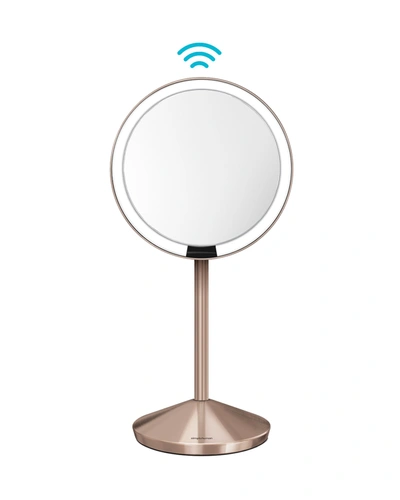 Simplehuman 5" Sensor Mirror With Travel Case, Rose Gold